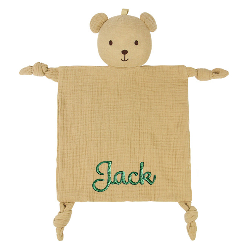 Personalized Baby Embroidery Comforter Sleep Toy | CWToy117