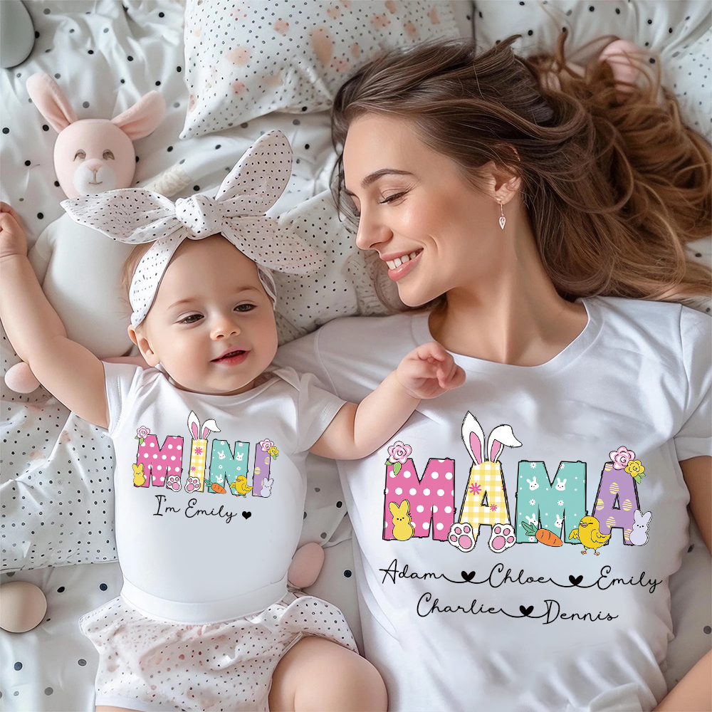Personalized Family Happy Easter Matching Shirt | CWEaster73