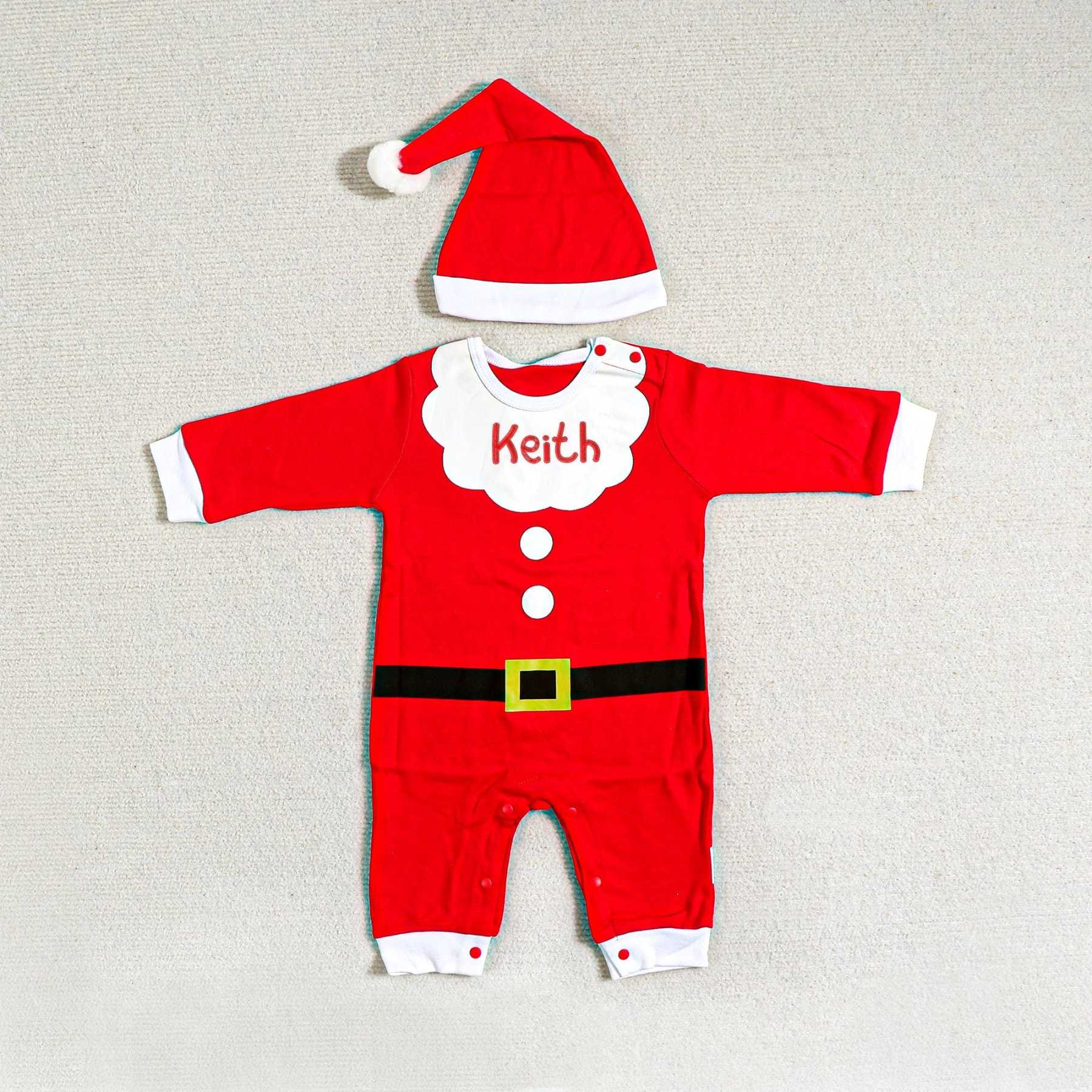 Personalized Newborn Baby Christmas Outfits | MCGift140