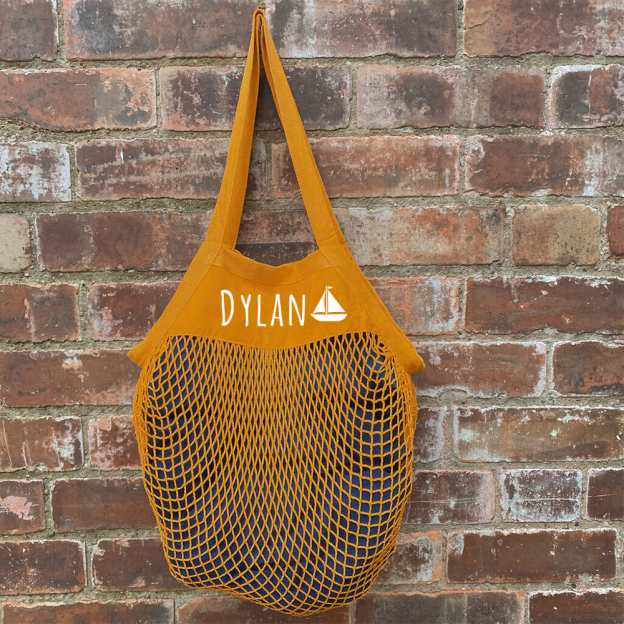 Personalized Color Mesh Beach Bag | CWBeach144