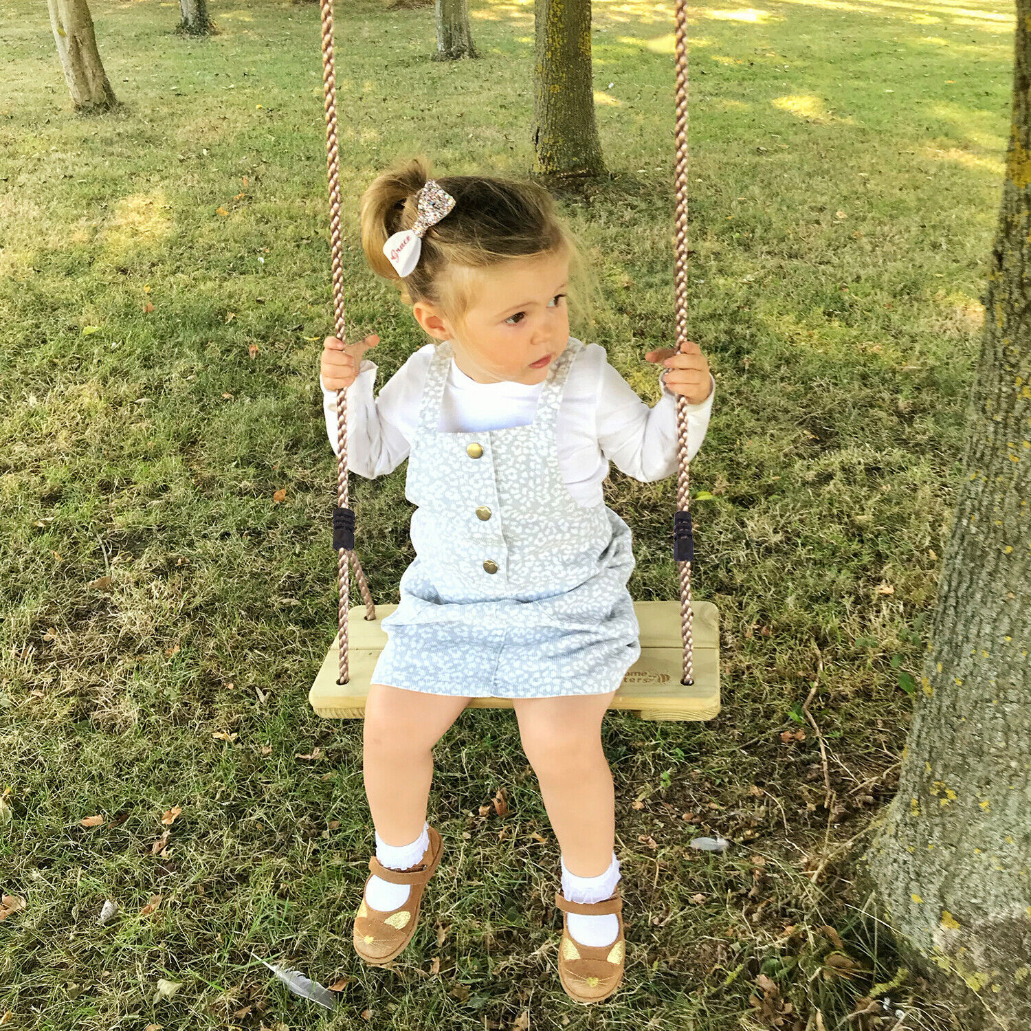 Personalized Kid's Wooden Garden Swing | CWToy50