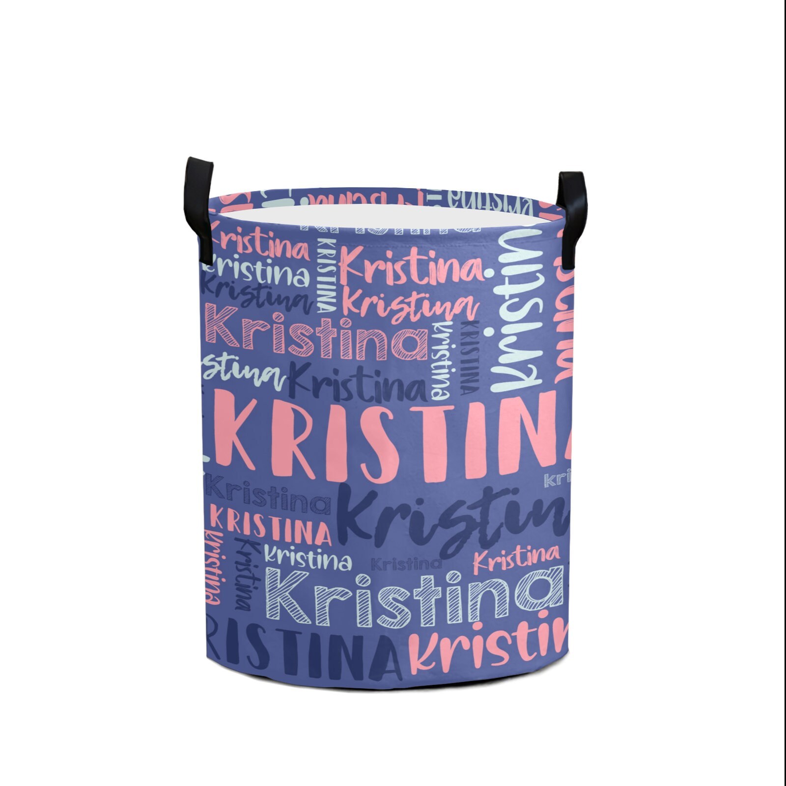 Personalized Laundry Collapsible Baskets with Handle | | CWBasket01