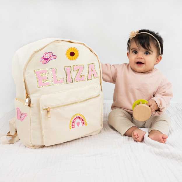 Personalized Hand Patch Kids Funny Backpack｜CWPack0902