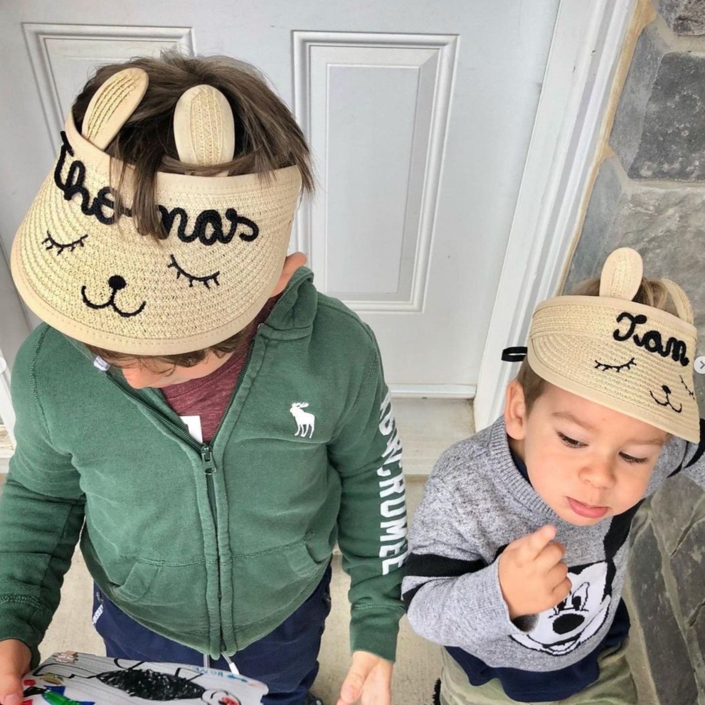 Personalized Hand Embroidery Ears Cute Hat for Comfort & Unique | CWBeach58