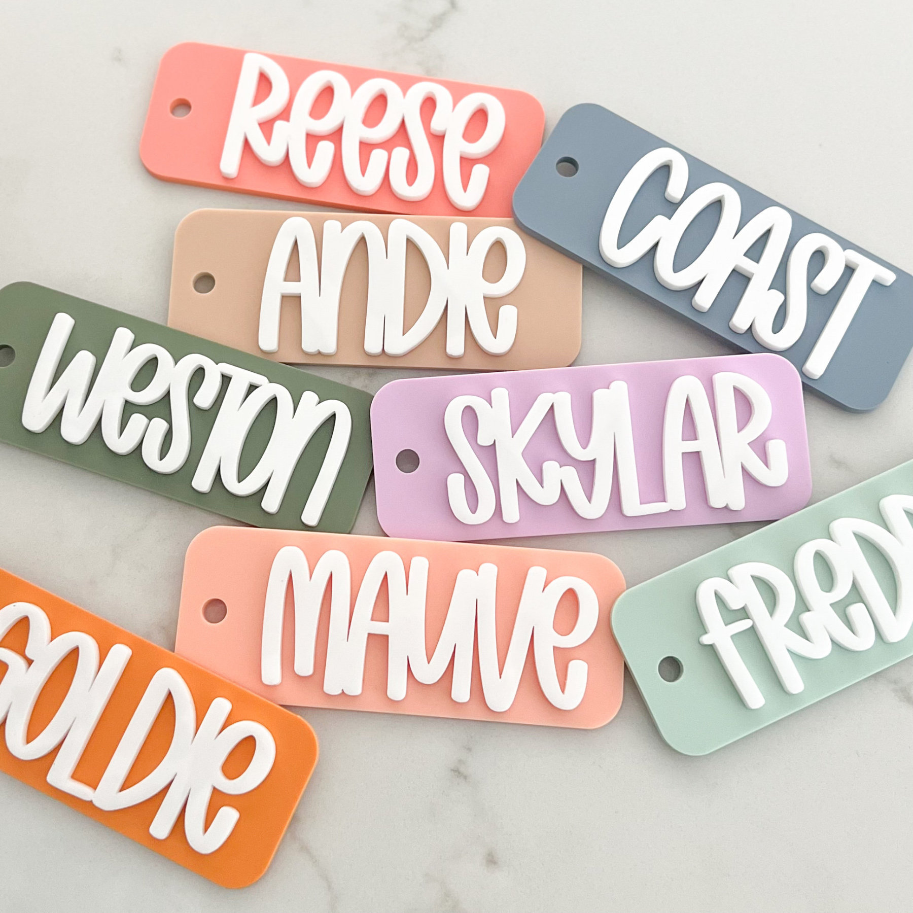 Personalized 3D Kid's Backpack Lunch Box Luggage Tags | CWGift19