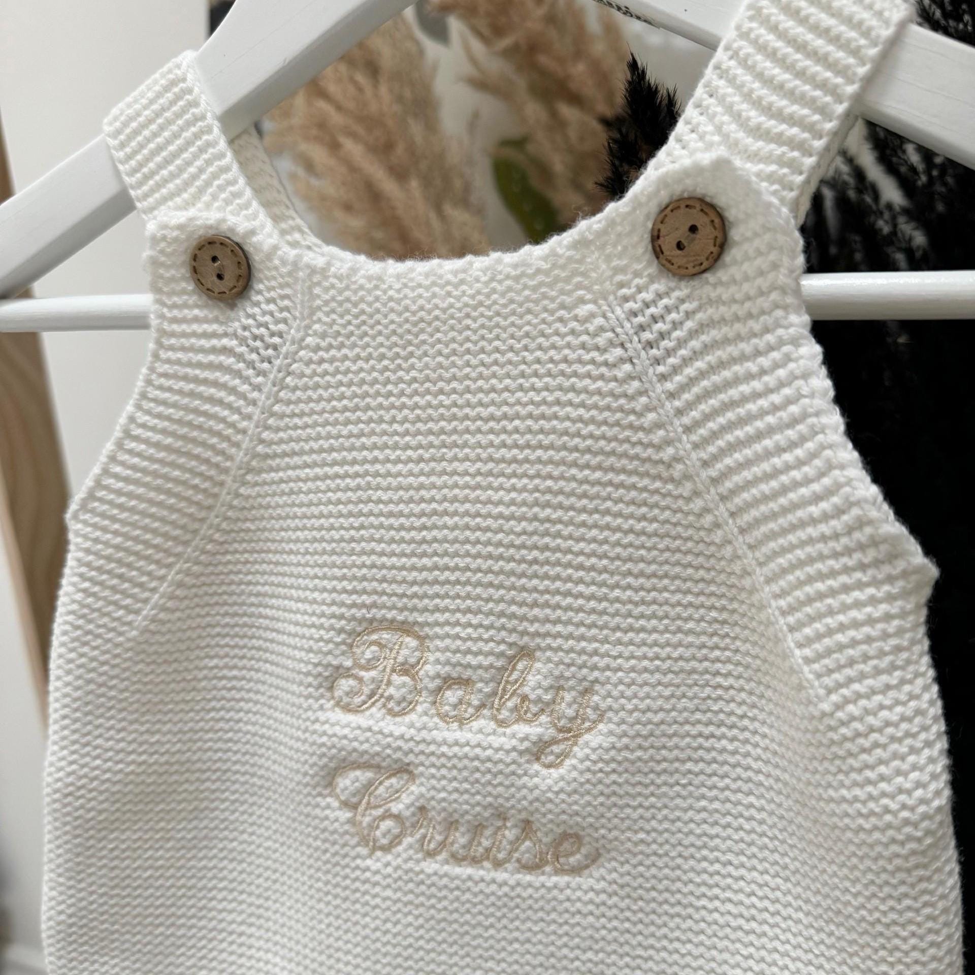 Personalized Embroidery Newborn Baby Romper | CWBaby211