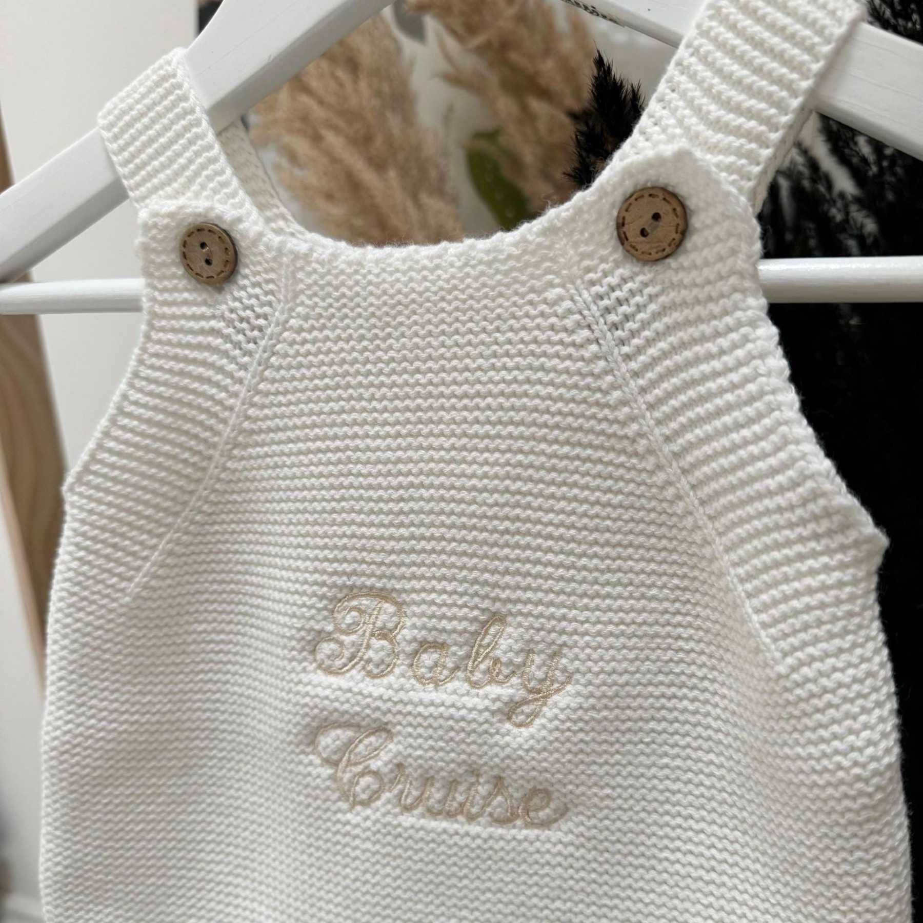Personalized Embroidery Newborn Baby Romper | CWBaby211