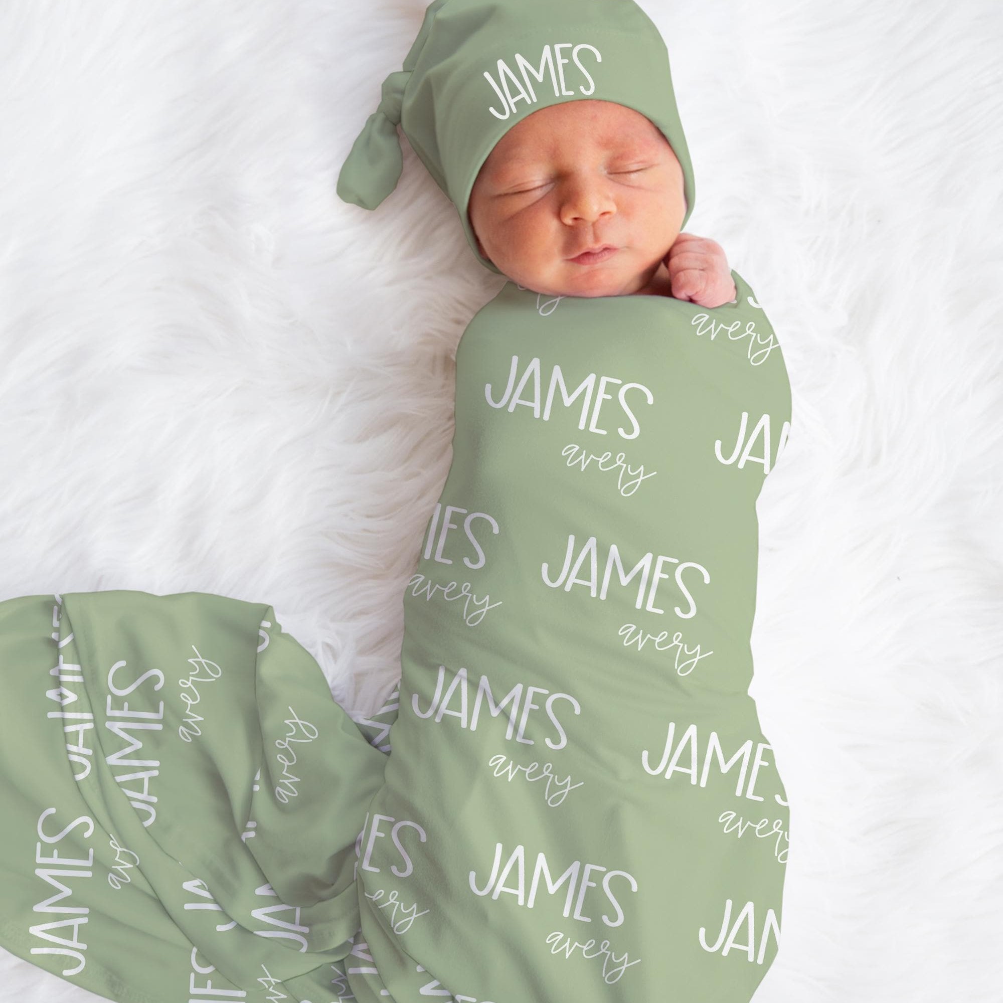 Personalized Baby Swaddle Blanket Set for Comfort & Unique | BBBlanket11