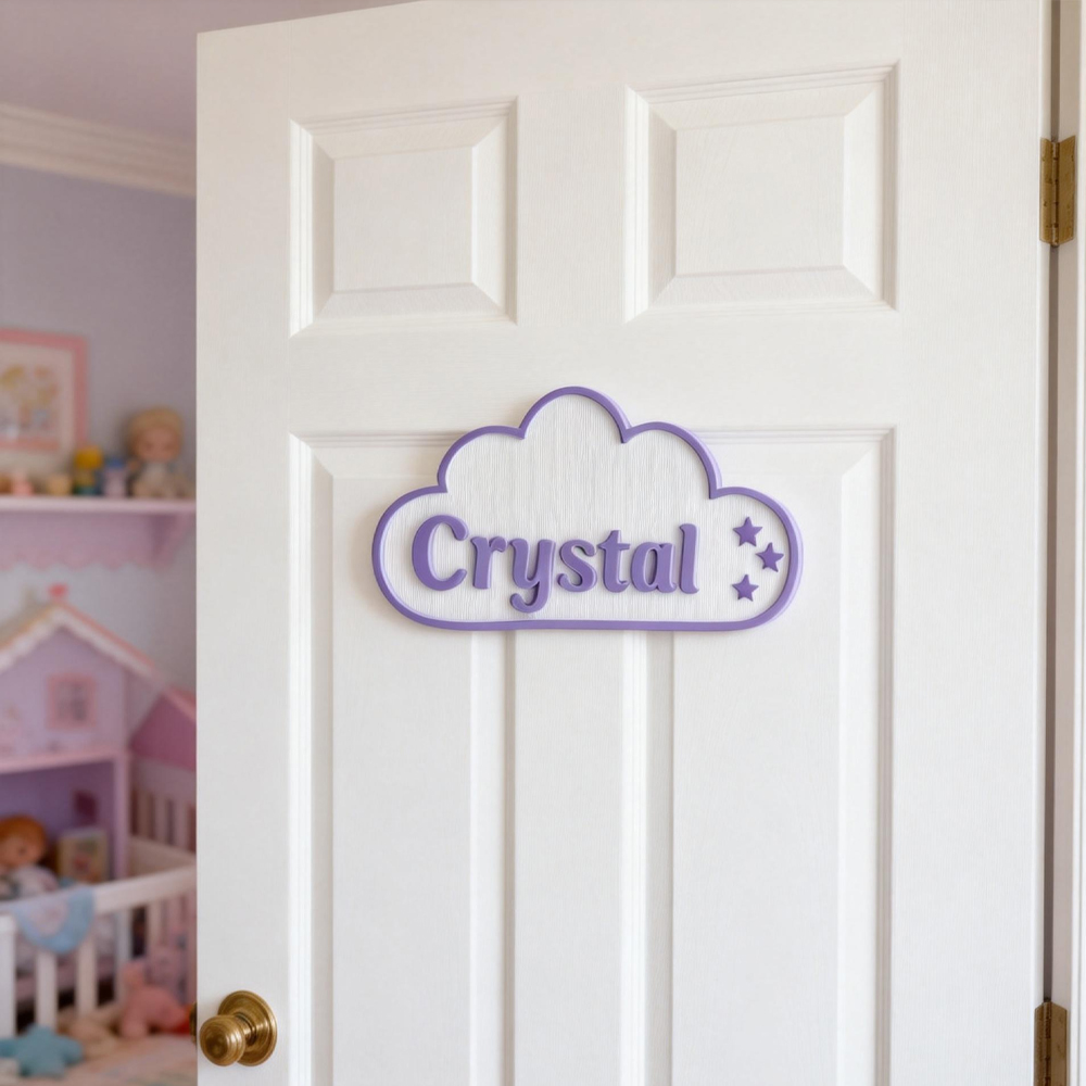 Personalized Kid's Bedroom Decoration Door Sign | CWBaby404
