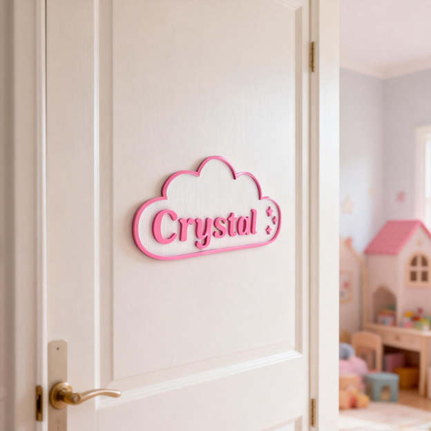 Personalized Kid's Bedroom Decoration Door Sign | CWBaby404