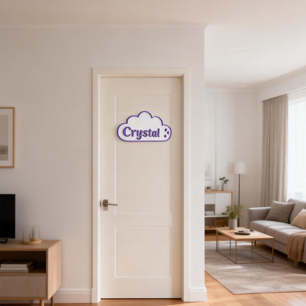 Personalized Kid's Bedroom Decoration Door Sign | CWBaby404