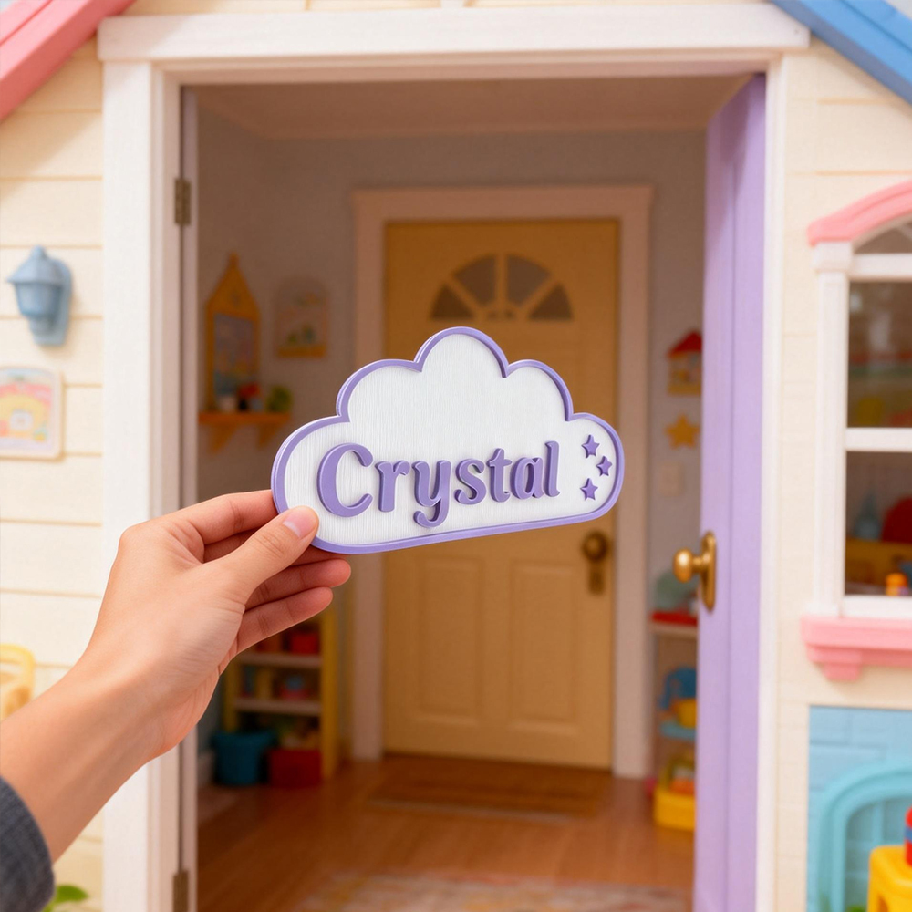 Personalized Kid's Bedroom Decoration Door Sign | CWBaby404