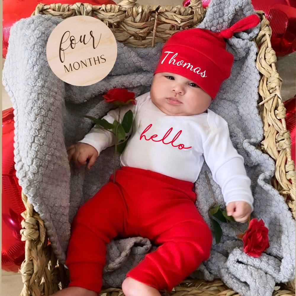 Personalized Baby Coming Home Outfit Set | CWBaby131