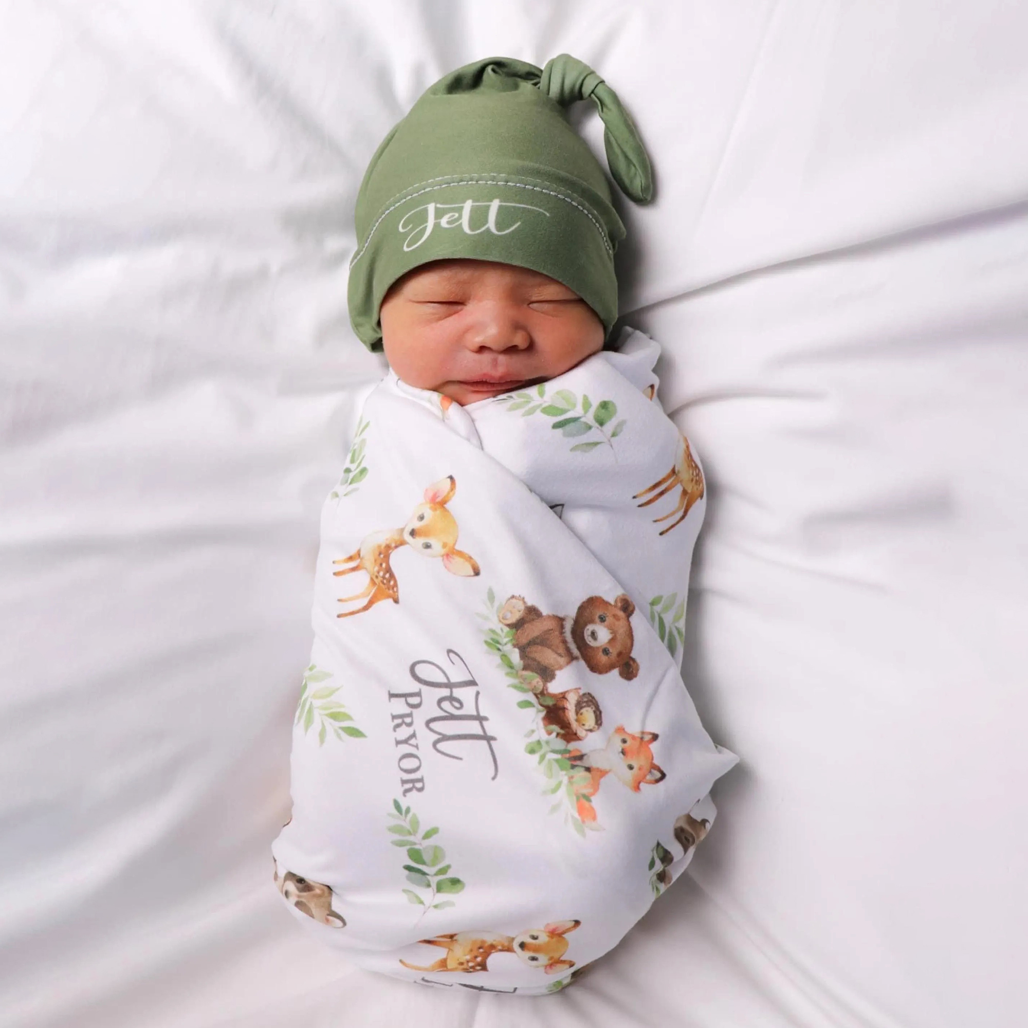 Personalized Baby Swaddle Blanket Set for Comfort & Unique | BBBlanket16