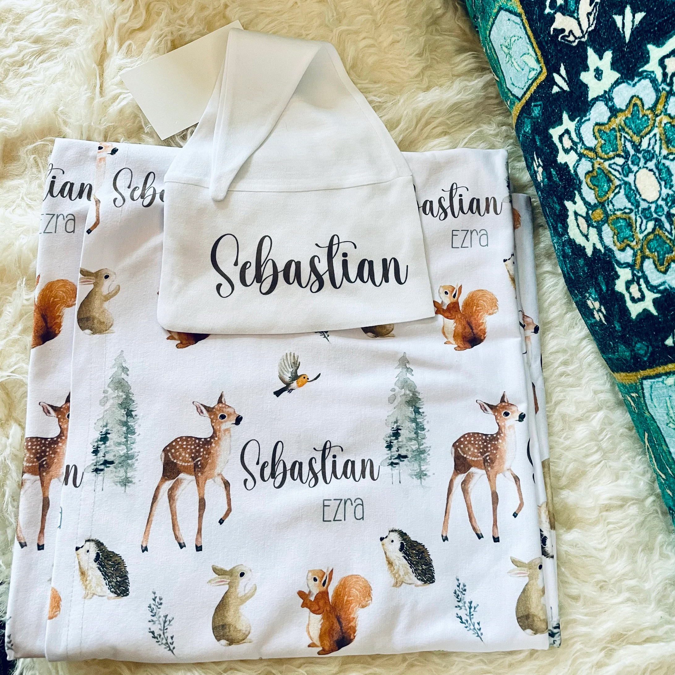 Personalized Baby Swaddle Blanket Set for Comfort & Unique | BBBlanket23