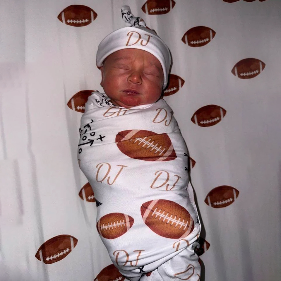 Personalized Baby Swaddle Blanket Set for Comfort & Unique | BBBlanket31