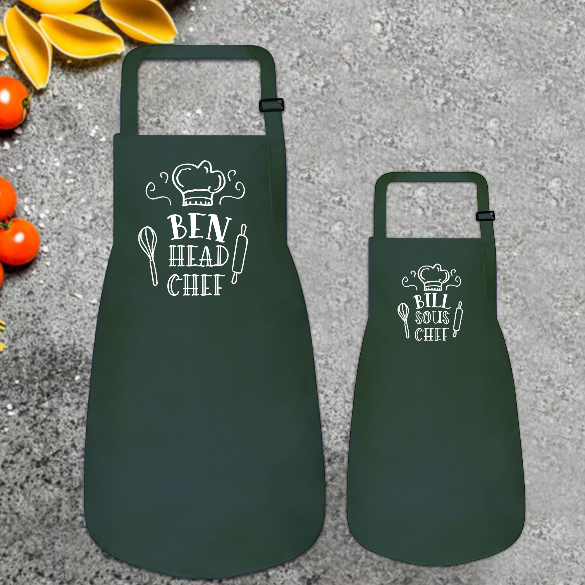 Personalised Multifunctional Waterproof Matching Family Apron | Apron29