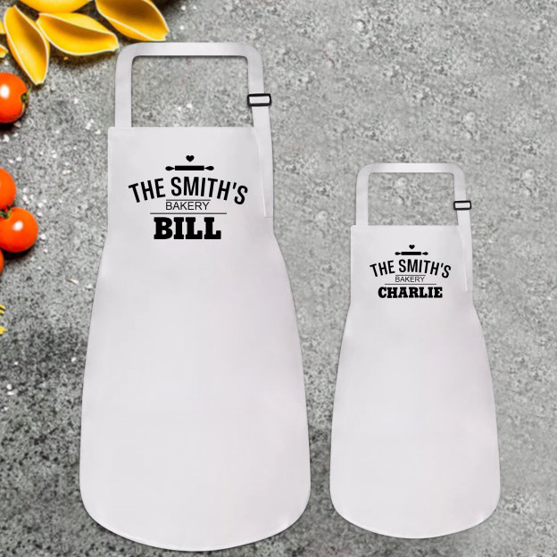 Personalised Multifunctional Waterproof Matching Family Apron | Apron33