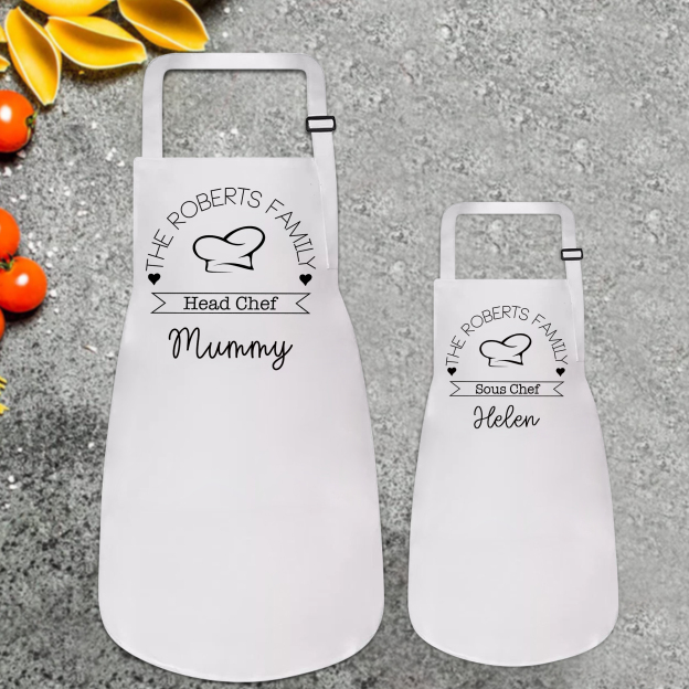 Personalised Multifunctional Waterproof Matching Family Apron | Apron42
