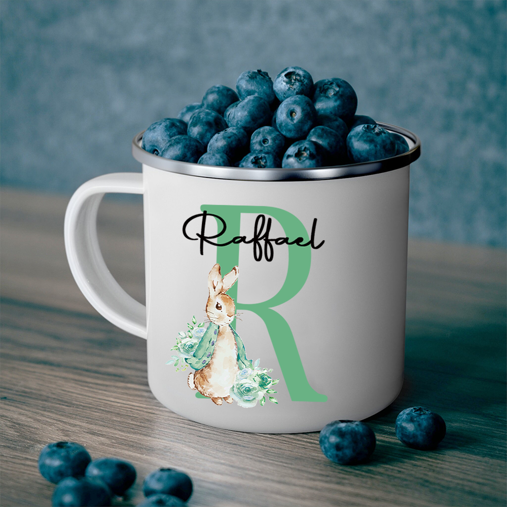 Personalised 12oz Easter Monogram Mugs for Kids  | KidMug40