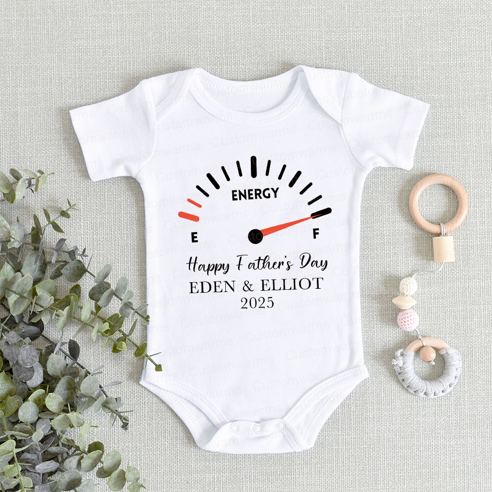 Personalized First Father's Day Daddy and Baby Outfit | CWFamily70