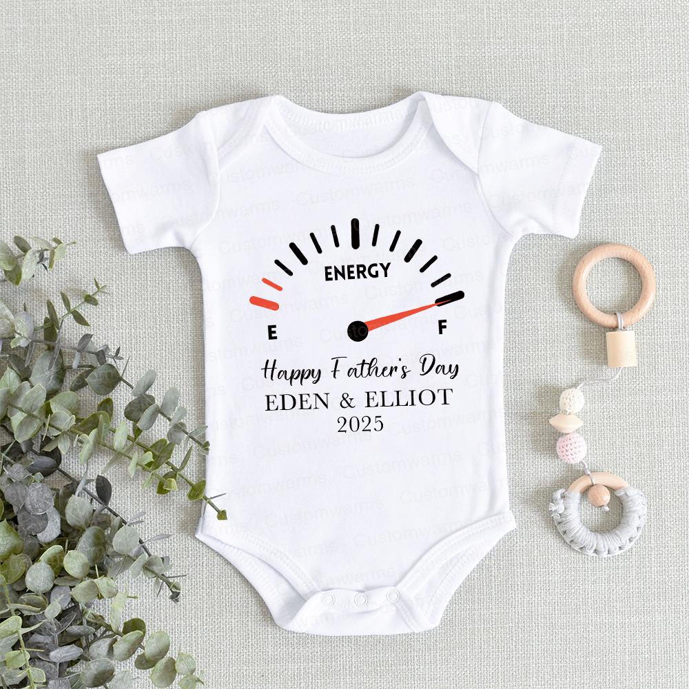 Personalized First Father's Day Daddy and Baby Outfit | CWFamily70