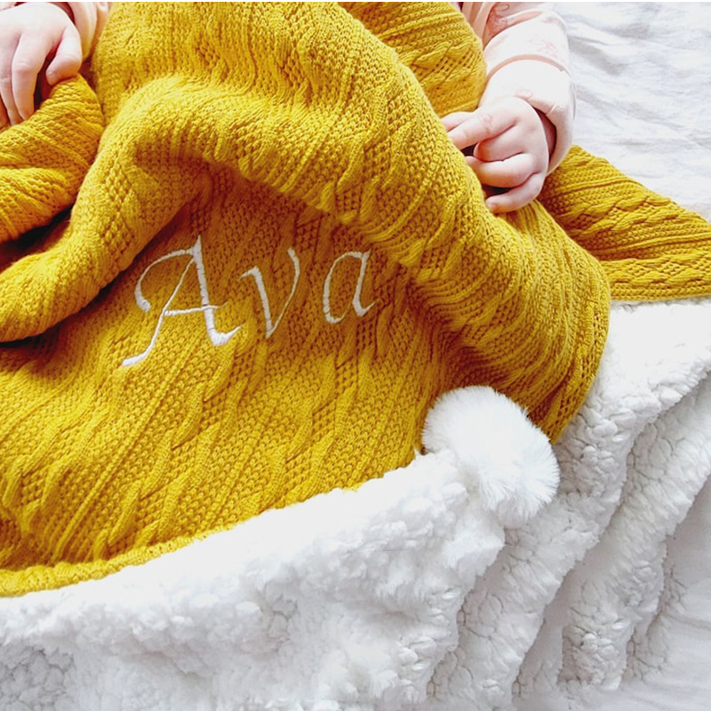 Personalized Lovely Kid Blanket for Comfort & Unique | CWbaby15