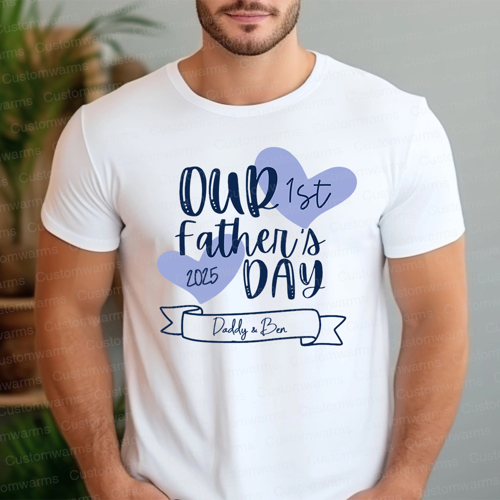 Personalized First Father's Day Daddy and Baby Outfit | CWFamily99