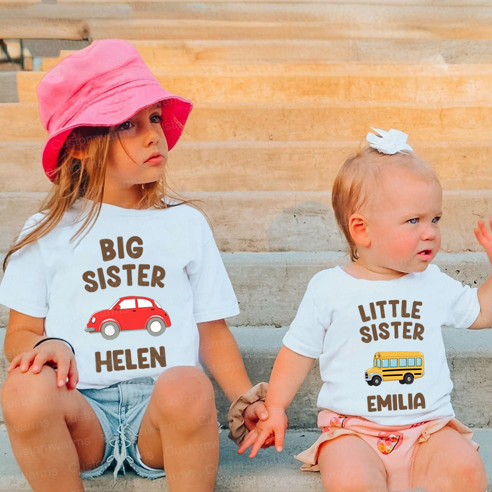 Personalized Matching Sibling Shirts | CWSibling17