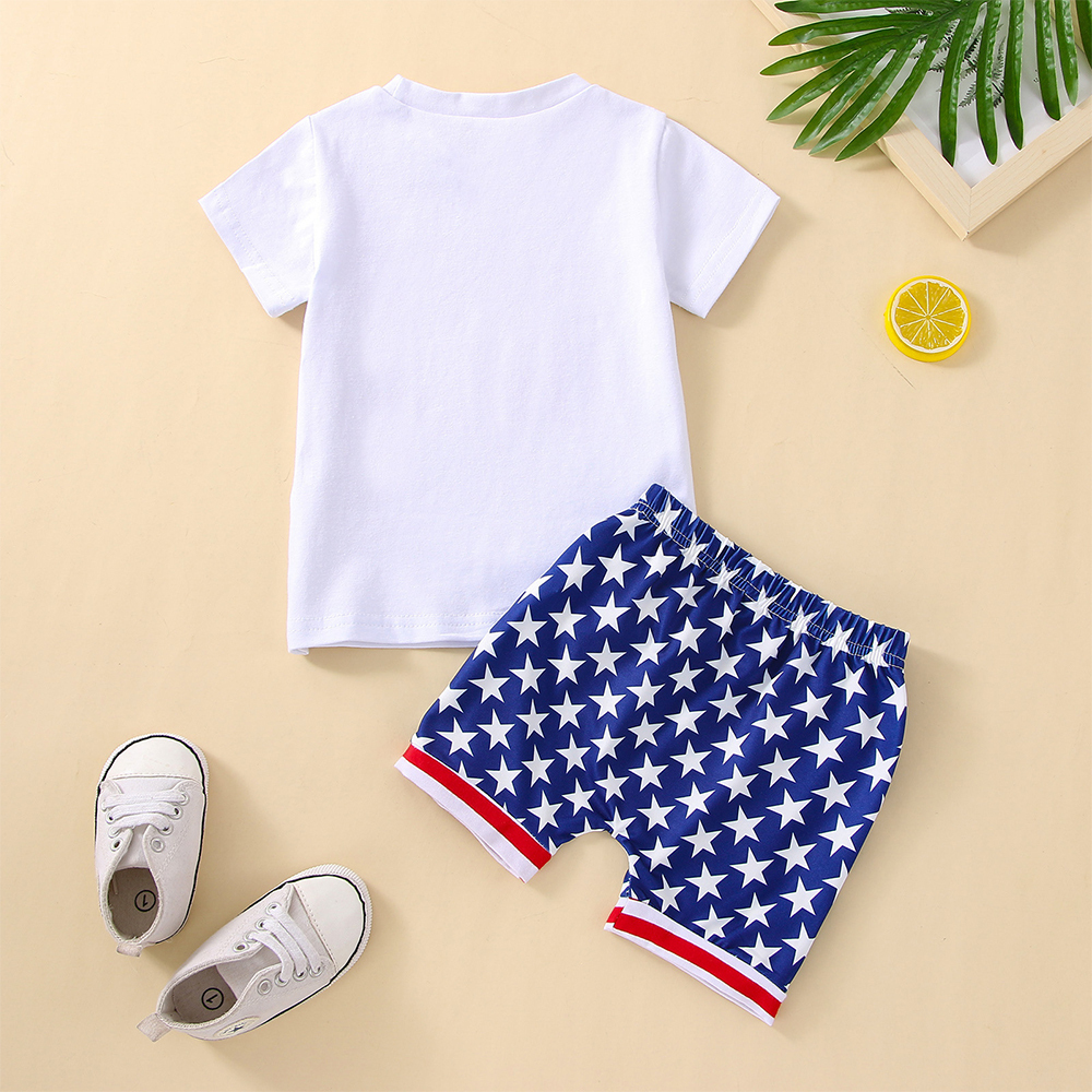 Personalized Boys The 4th Of July Shirt and Shorts Set  | CWBaby240