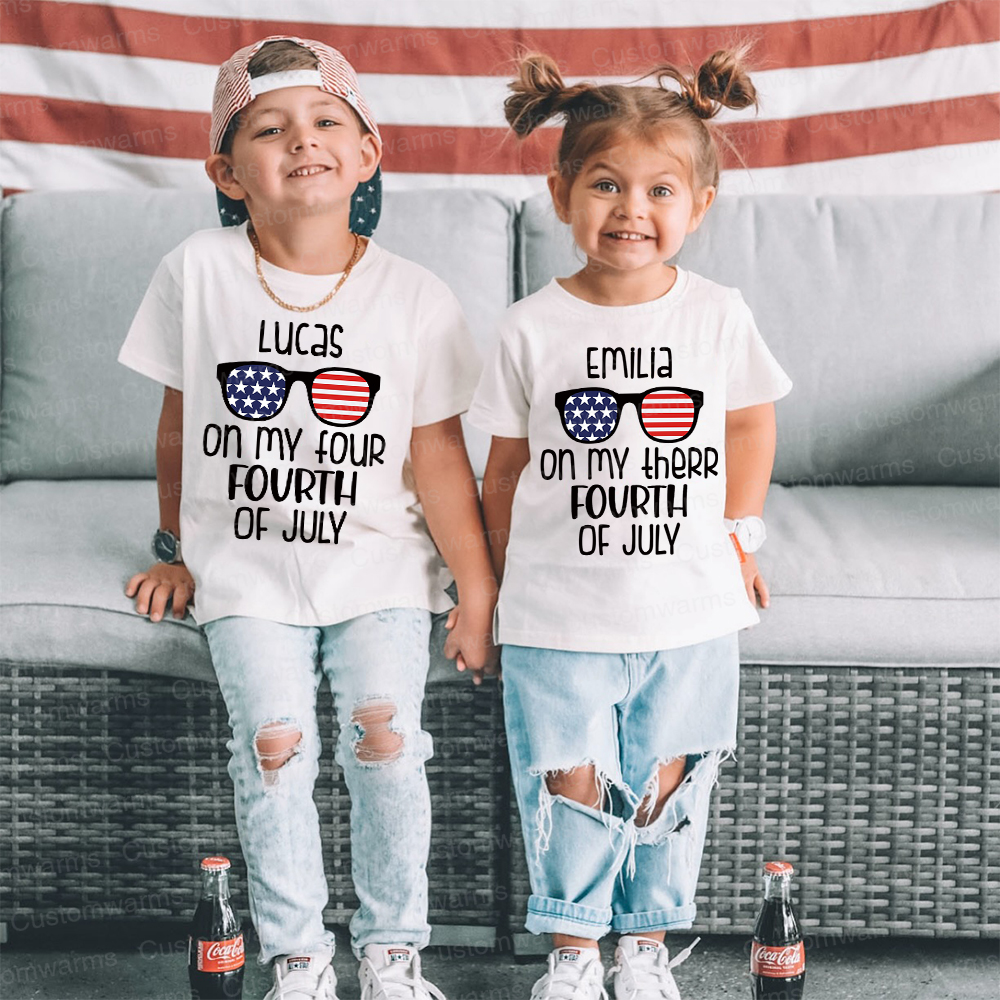 Personalized 4th of July Independence Day Shirts | CWBaby244