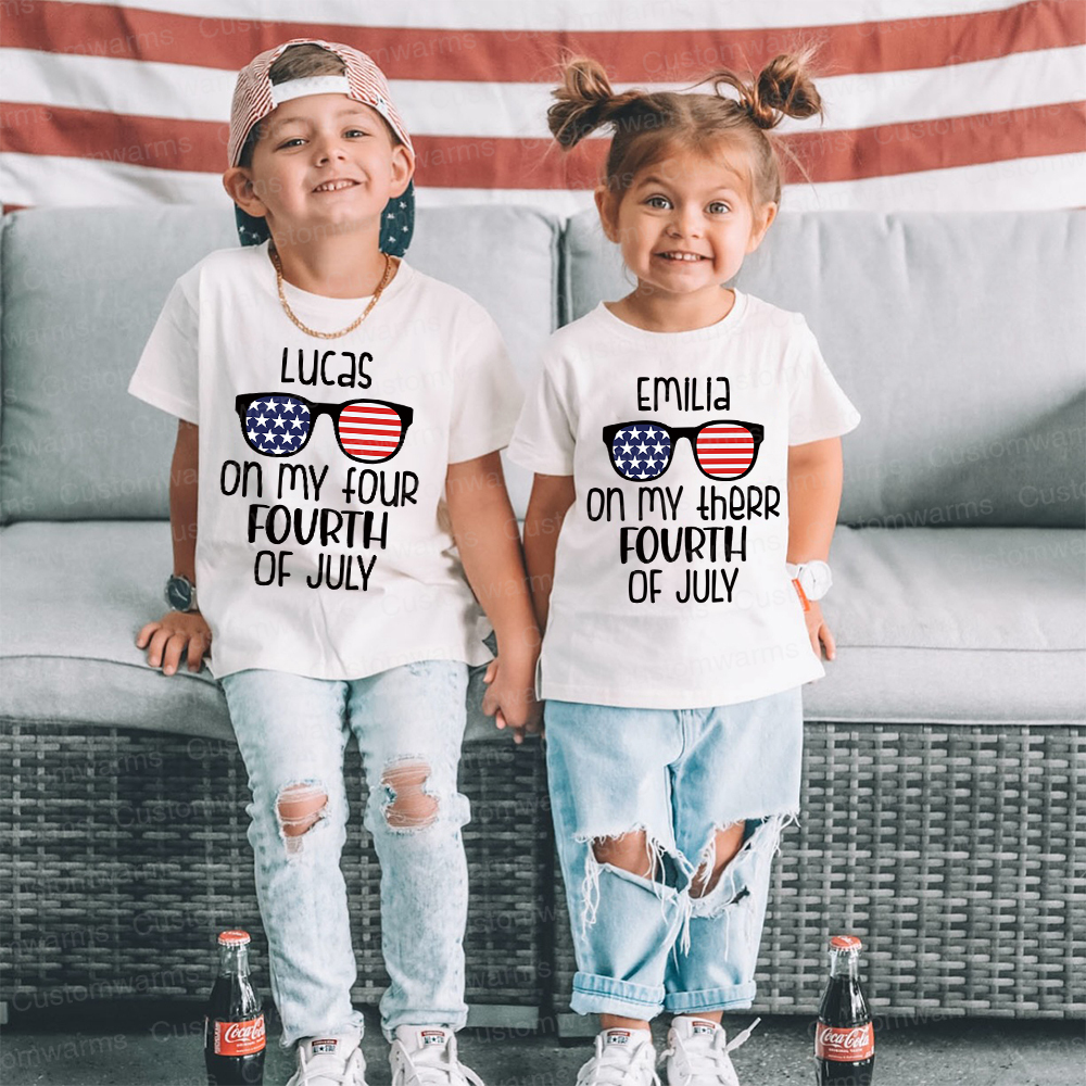 Personalized 4th of July Independence Day Shirts | CWBaby244