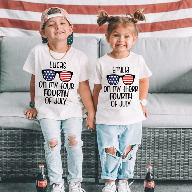 Personalized 4th of July Independence Day Shirts | CWBaby244