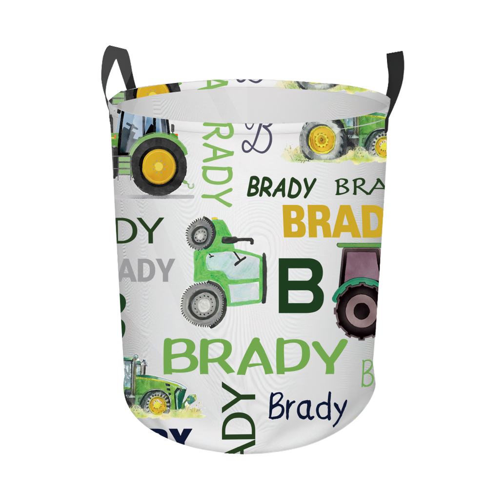 Personalized Laundry Collapsible Baskets with Handle | | CWBasket03