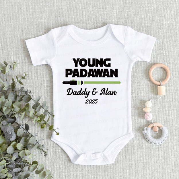 Personalized First Father's Day Daddy and Baby Outfit | CWFamily102