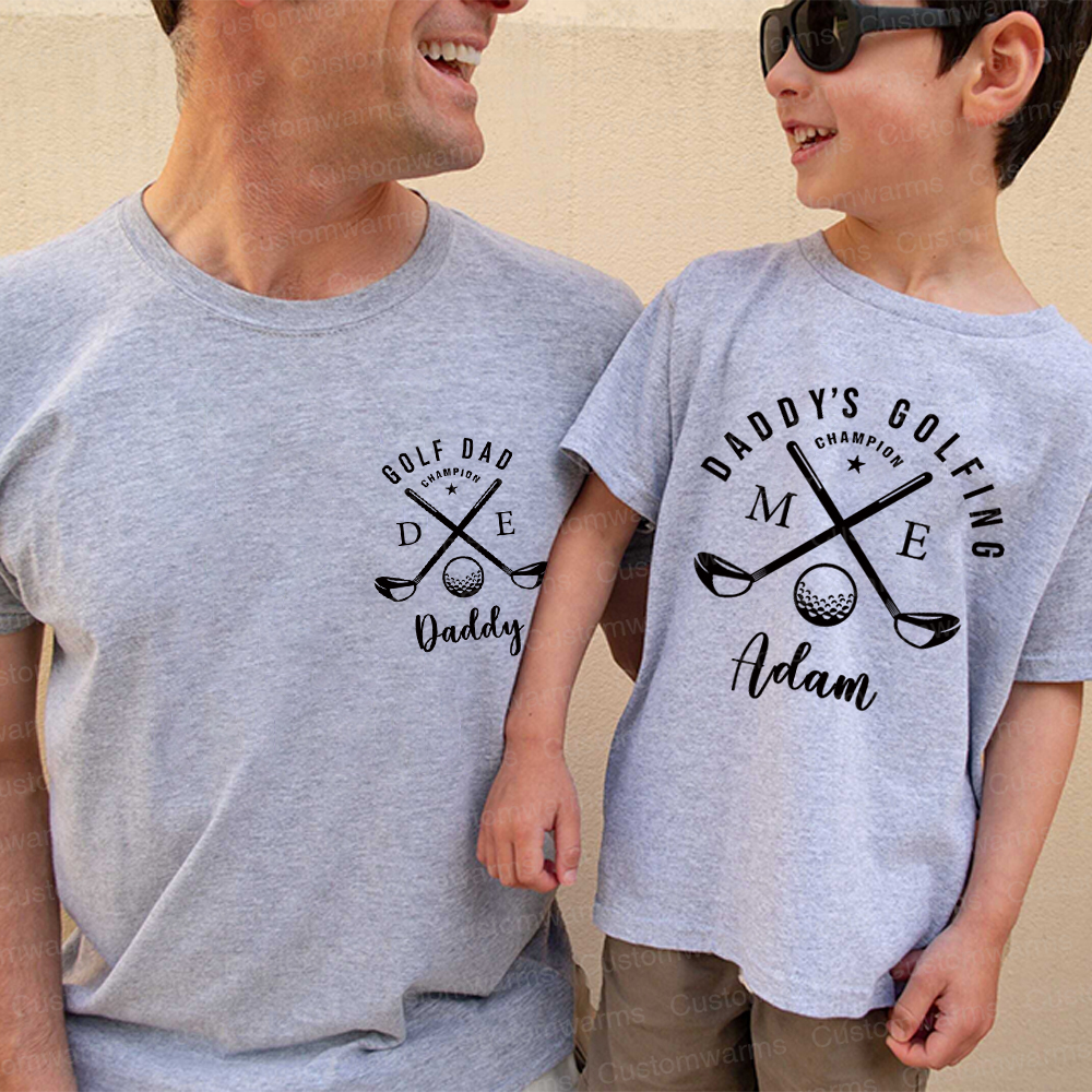 Personalized First Father's Day Daddy and Me Outfit | CWFamily115