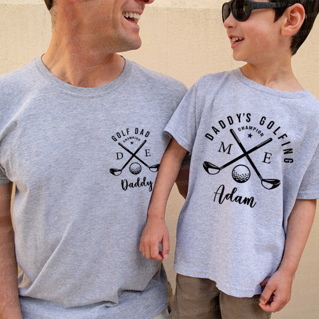 Personalized First Father's Day Daddy and Me Outfit | CWFamily115