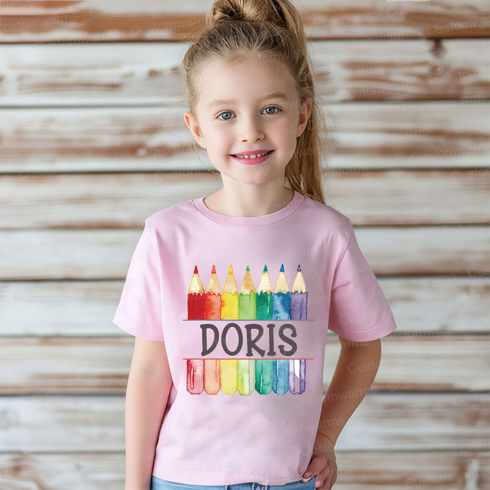 Personalized First Day Of Back To School Shirt | CWSchool01