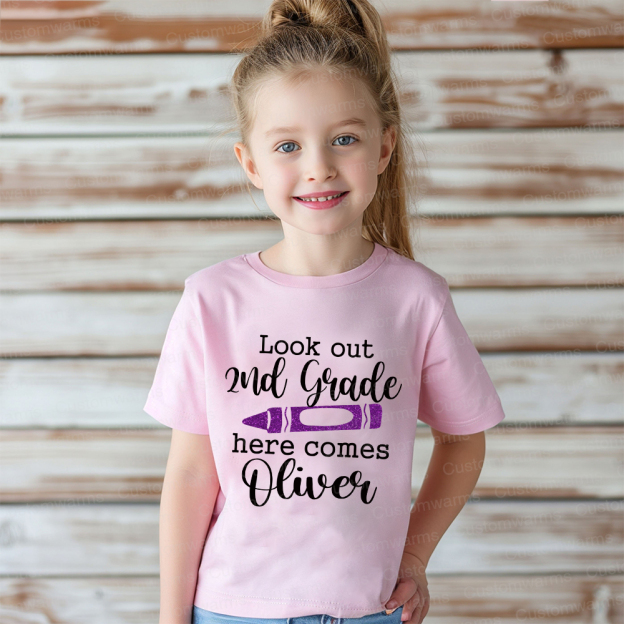 Personalized First Day Of Back To School Shirt | CWSchool06
