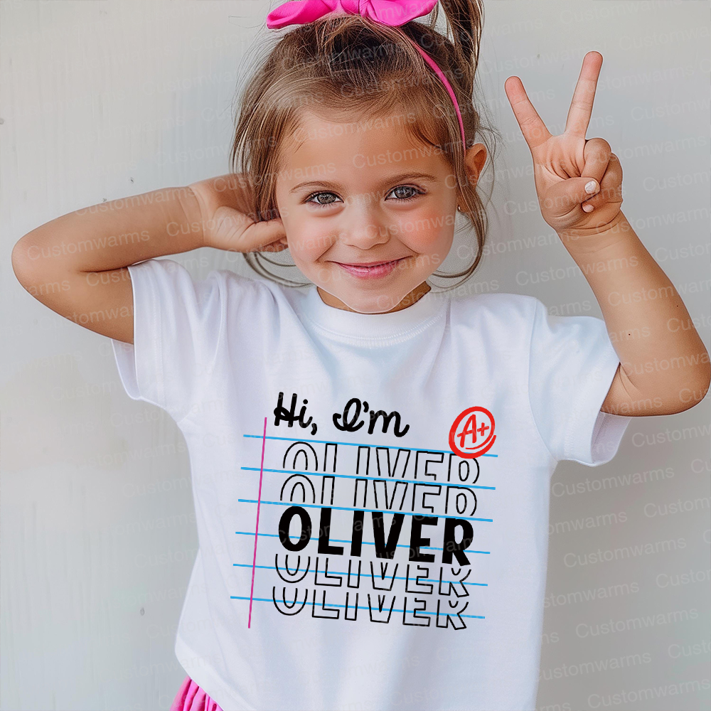Personalized First Day Of Back To School Shirt | CWSchool07