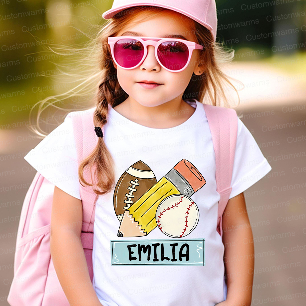 Personalized First Day Of Back To School Shirt | CWSchool08