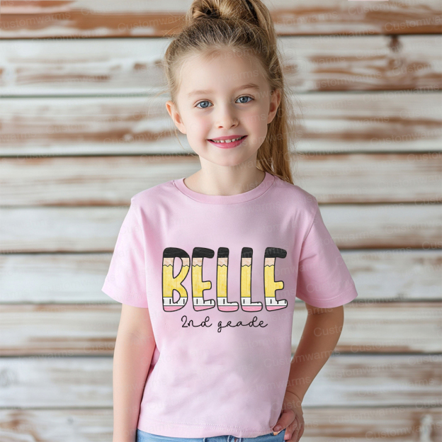 Personalized First Day Of Back To School Shirt | CWSchool09