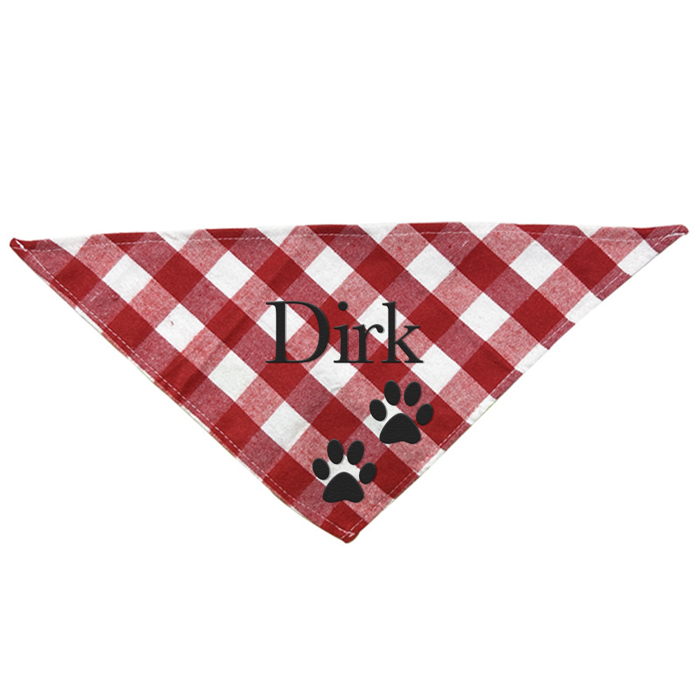 Personalized Embroidered Dog Bandana for Comfort & Unique | BKPet164