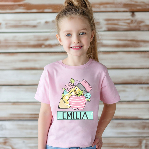 Personalized First Day Of Back To School Shirt | CWSchool13