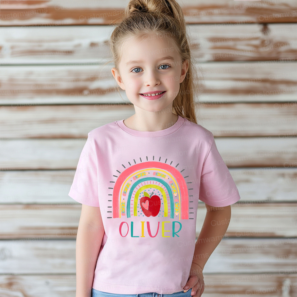 Personalized First Day Of Back To School Shirt | CWSchool14