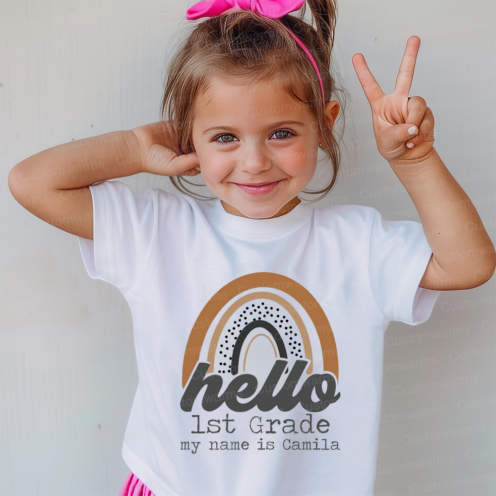 Personalized First Day Of Back To School Shirt | CWSchool21