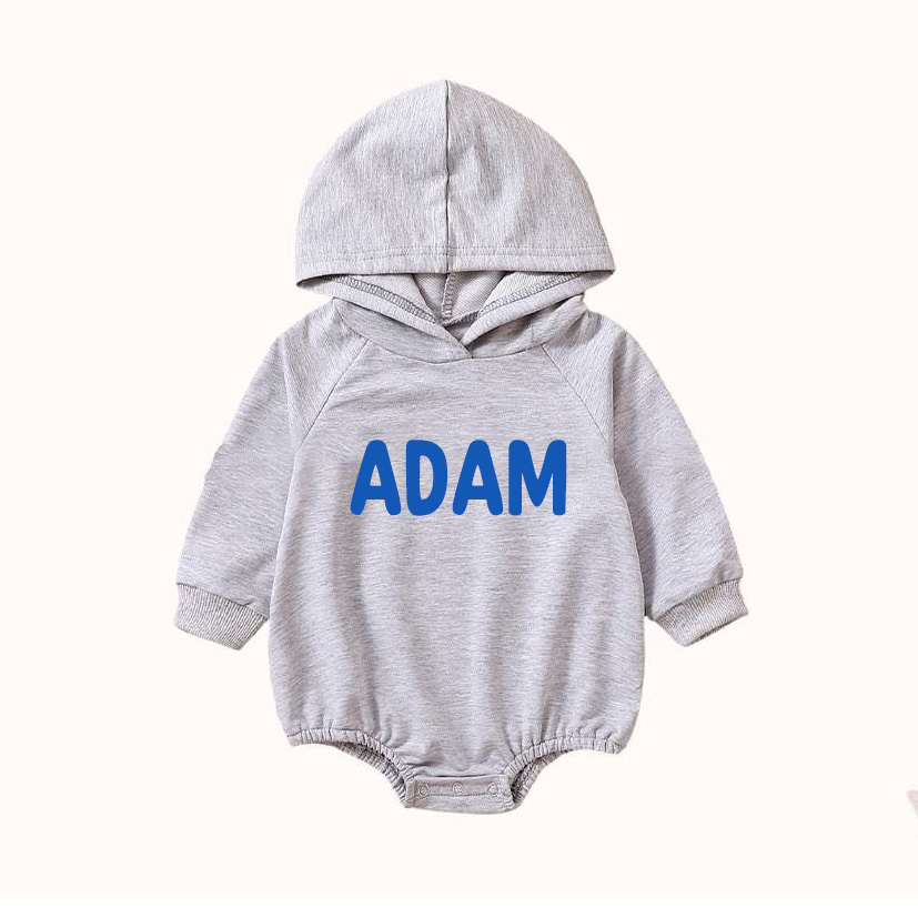 Personalized Cute Baby Hooded Bodysuit | CWBaby260