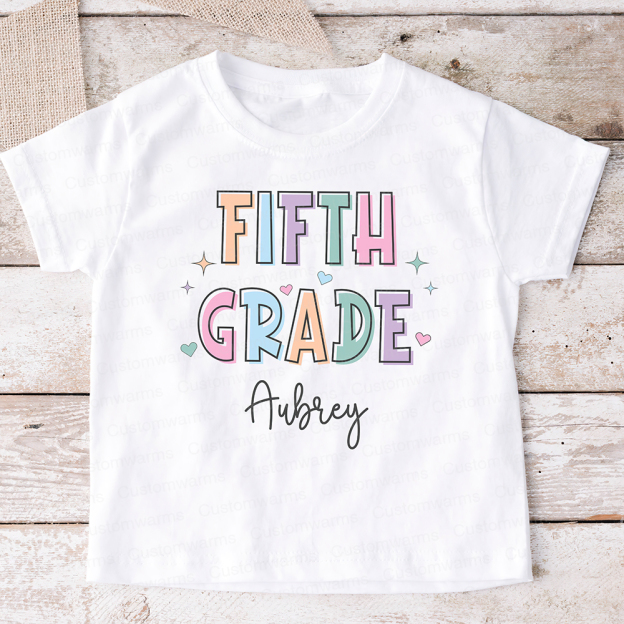 Personalized First Day Of Back To School Shirt | CWSchool28