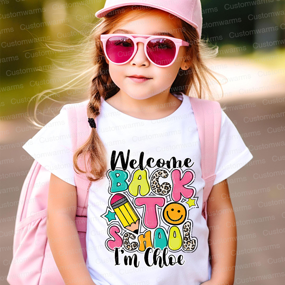 Personalized First Day Of Back To School Shirt | CWSchool29