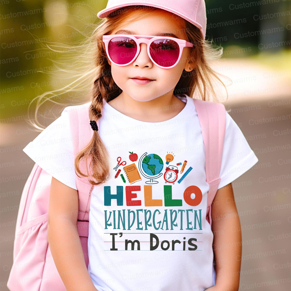 Personalized First Day Of Back To School Shirt | CWSchool31